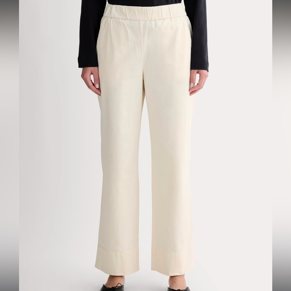 NWT Everlane Easy Pant - sz 2 “Canvas” color